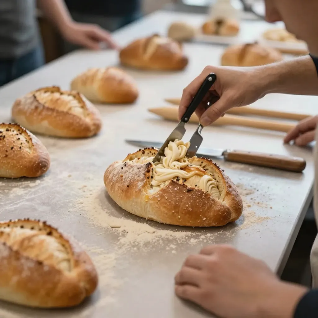 Natural photography of baking process